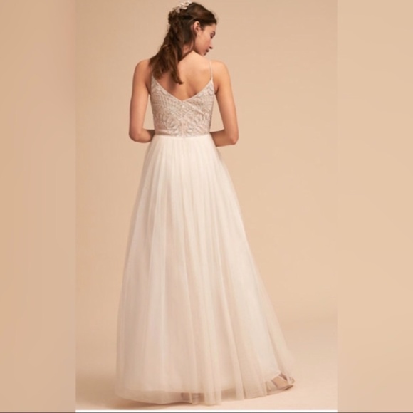 BHLDN Adrianna Papell beaded Violetta dress - Picture 4 of 8